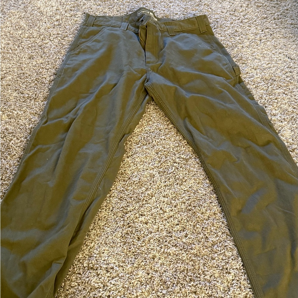 Carhartt Men's Dark Olive Cargo Pants